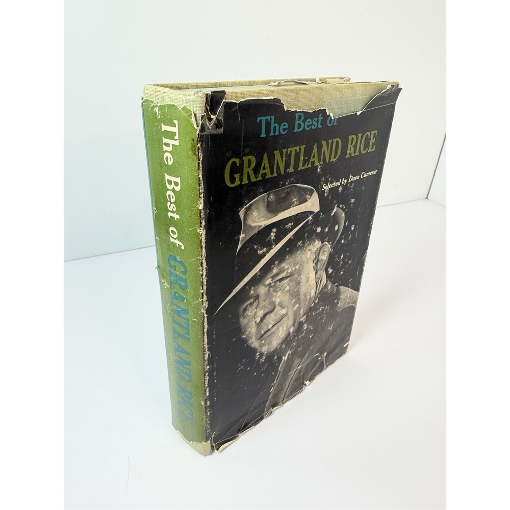 The Best of Grantland Rice Dave Camerer 1963 First Printing Sports Writing